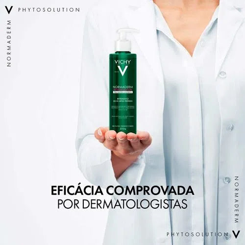 Vichy Normaderm Phytosolution Gel Nettoyant Anti-Acné à l’Acide Salicylique – 300 g