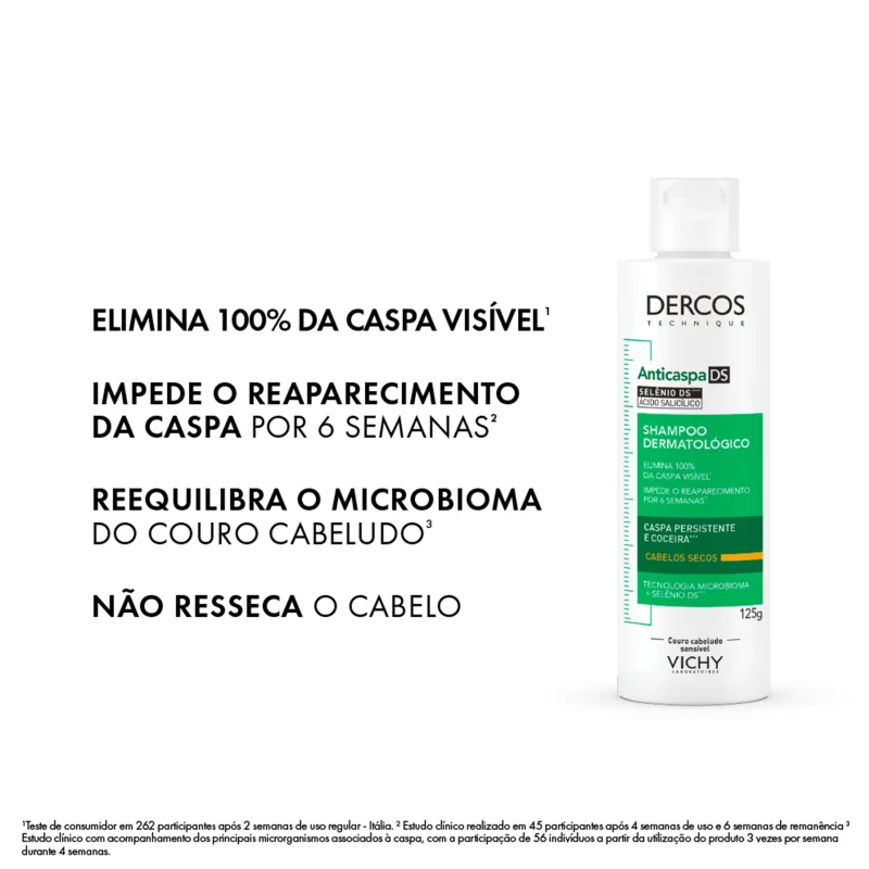 Vichy Dercos Shampooing Antipelliculaire Intensif DS Cheveux Secs
