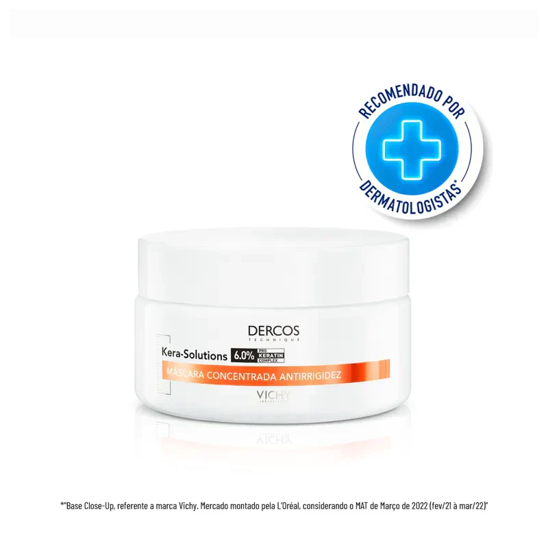 Vichy Dercos Kera-Solutions Masque Concentré Réparateur Cheveux Abîmés