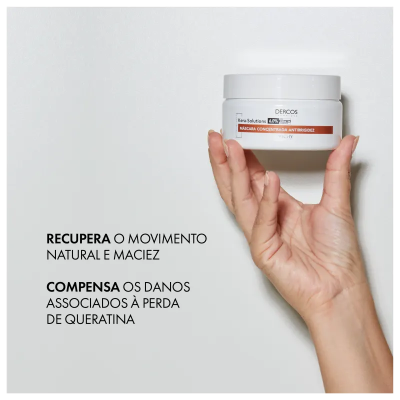 Vichy Dercos Kera-Solutions Masque Concentré Réparateur Cheveux Abîmés