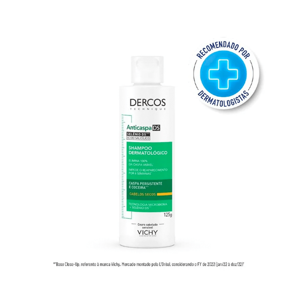 Vichy Dercos Shampooing Antipelliculaire DS Cheveux Normaux à Gras