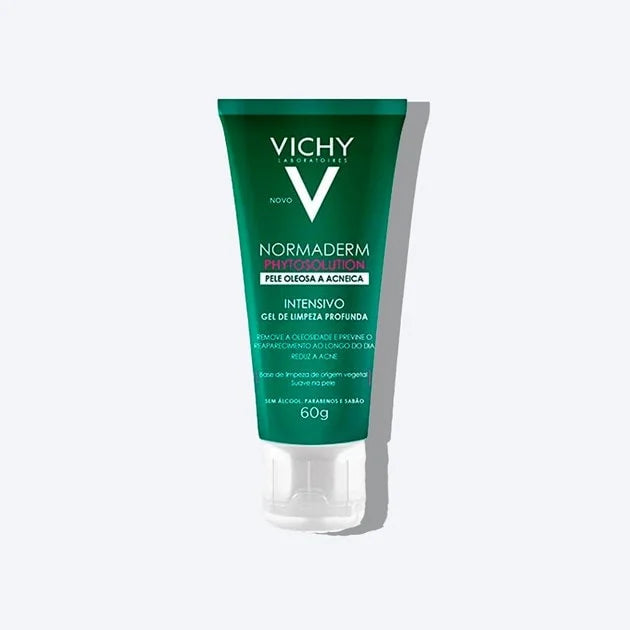 Vichy Normaderm Phytosolution Gel Nettoyant Anti-Acné à l’Acide Salicylique – 60 g