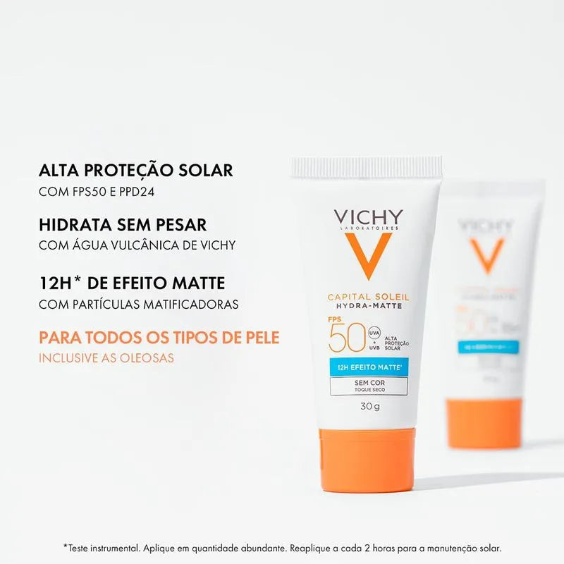 Vichy Capital Soleil Crème Solaire Visage Hydra-Matte SPF 50